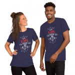We Love Because He First Loved Us Couple Shirt (1 John 4:19)